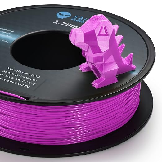 SainSmart Neon Color TPU, 1.75mm Flexible TPU 3D Printer Filament 800g, Dimensional Accuracy +/- 0.05 mm, Neon Magent