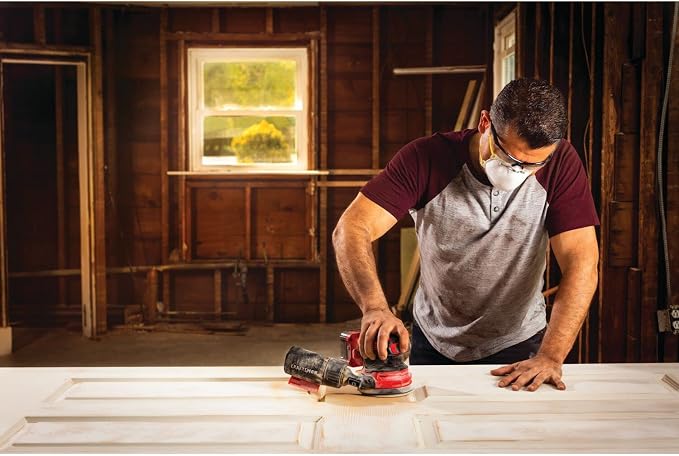 CRAFTSMAN V20 Orbital Sander, Cordless, 12,000 OPM, Bare Tool Only (CMCW220B)