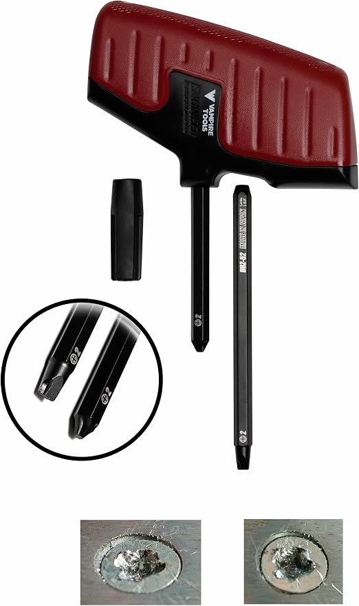 VAMPLIERS 2-Piece Stripped Screw Extractor Kit Made in Japan: 6.25" Screw Removal Pliers + Recessed Screw Extractor. Remove any Rusted/Damaged/Broken or Sunken Screws.