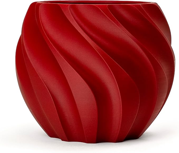 Prusament Premium PLA Blood Red 1.75mm 1kg 3D Printer Filament | PLA filament with ±0.02 mm High precision, low warping, and reliable, tangle-free printing for beginners and professionals.