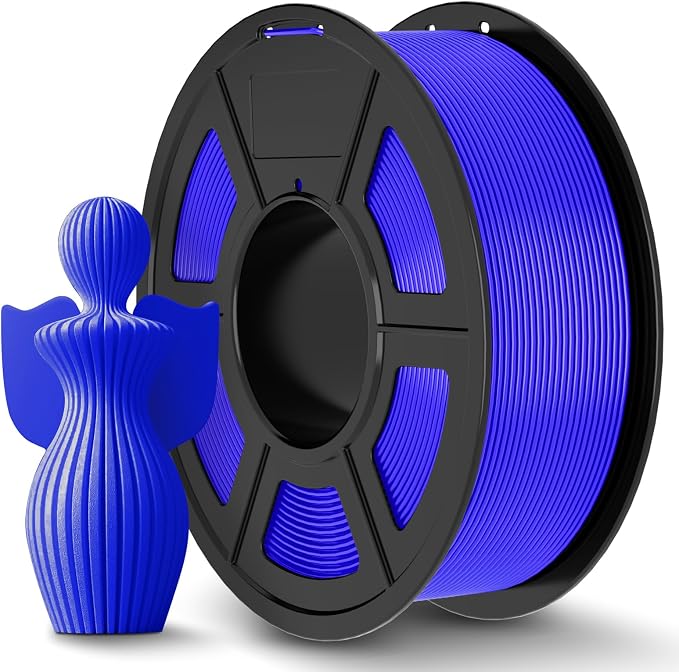JAYO PLA+ Filament 1.75mm Blue 1.1KG, PLA Plus 3D Printer Filament | Tougher and Stronger, Neatly Wound , Vacuum Sealed, Dimensional Accuracy +/- 0.02 mm, Fit Most FDM 3D Printers