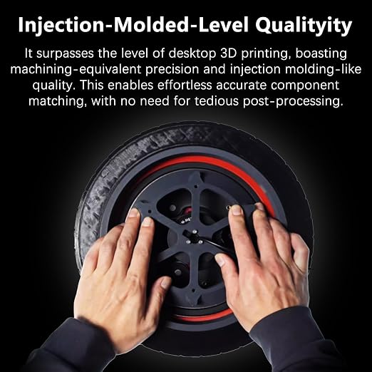 Original H2S/H2D/H2C Vision Encoder for Bambu Lab H2 Series, 50µm Ultra-Accuracy Calibration Plate, 5-Minute Calibration, Injection-Molded-Level 3D Print Quality, High-Precision Large-Size Prints