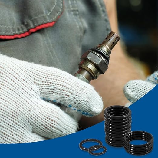 XBVV 407 Pcs Universal SAE O Ring Assortment Kit，32 Inch Sizes Standard Nitrile Rubber O'ring Set for Automotive Hydraulic Faucet Professional Plumbing Pressure Washer Air or Gas Sealing Repair