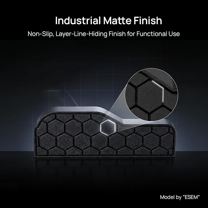 Siraya Tech Fibreheart TPU-GF 3D Printer Filament, Glass Fiber Reinforced TPU, Ultra Low Warp & Easy to Print, High Impact Resistant, Vibration Damping, Tough 64D Engineering Material (Black, 1kg)