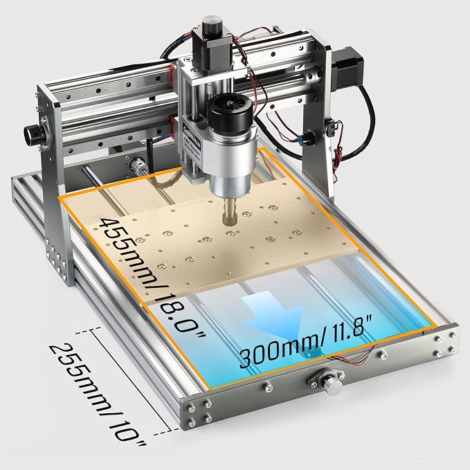 Genmitsu 3020 Y-Axis Extension Kit, 3020 Upgrade to 3040, CNC Accessories for 3020-PRO MAX, 3020-PRO MAX V2, 3020-PRO Ultra CNC Router Machine, XY Working Area 300 x 400mm