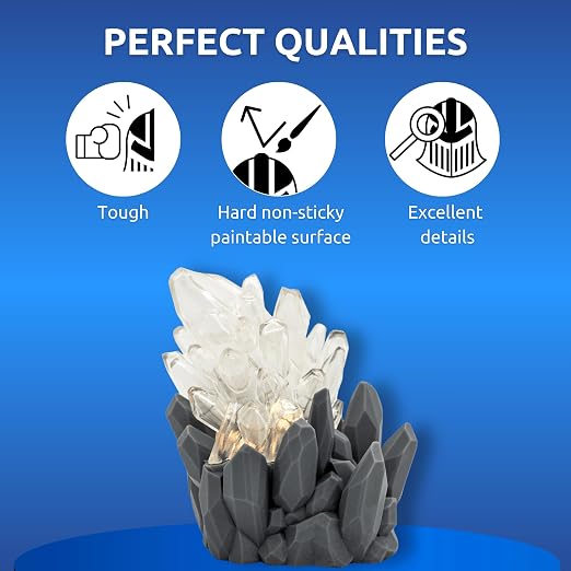 TGM-7 3D Printing Resin for Tabletop Miniatures – Tough, High Resolution, Low Odor, Fast Curing, 1L (Colours, 1 kg)