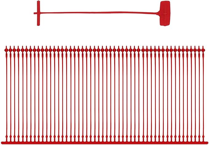 75mm(3 Inch) Red Tag Gun Barbs (Fasteners) for Any Standard Price Labels Clothing Tagging Attachers - 5000 Pcs