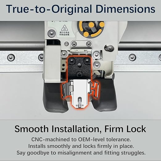 Precision Hotend Heating Assembly Kit for A1 Mini/A1, Upgraded Connector Fit & Tight Clamp for Bambu Lab A1 Series 3D Printer, Includes Heating Block Assembly, Thermistor & Base for Bambu Lab A1 Parts