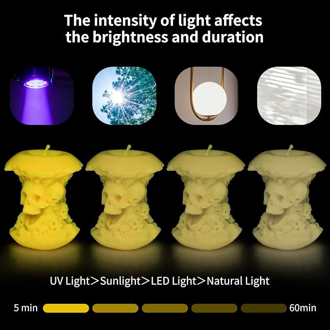 IEMAI Orange Glow in The Dark PETG Filament 1.75mm 1KG, Luminous 3D Printer Filament Long-Lasting Glow & High-Brightness, Neat Wound and Easy Print, Accuracy +/-0.02mm