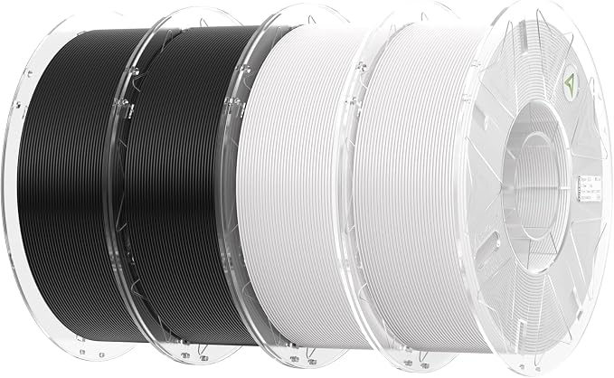 Creality Hyper PLA Filament 1.75mm 4KG, RFID 3D Printer Filament for High Speed 30-600mm/s, PLA Filament Support CFS, Fits for K2 Plus Combo and Most 3D Printers 1kg(2.2lbs)/Spool