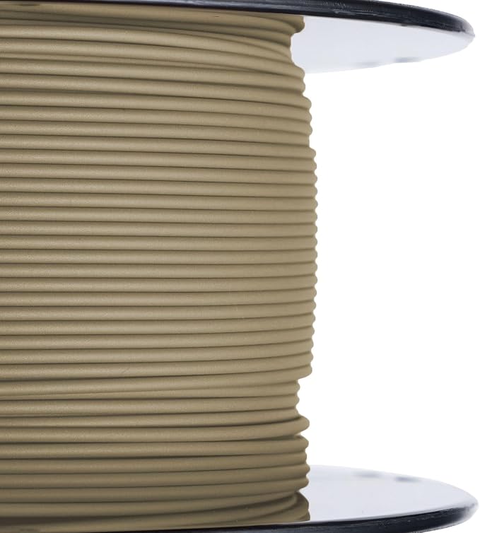 HATCHBOX 1.75mm Gray Wood PLA 3D Printer Filament, 1 KG Spool, Dimensional Accuracy +/- 0.03 mm, 3D Printing Wood Filament