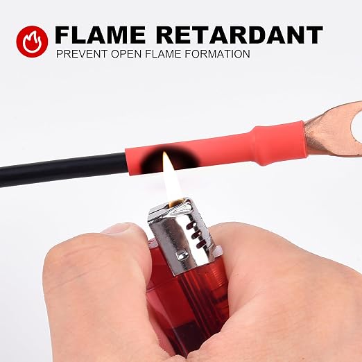 1/4" 65ft 3:1 Heat Shrink Tubing with Adhesive Lining - Marine Grade, Ideal for Home, Automotive, and Industrial Use - Red