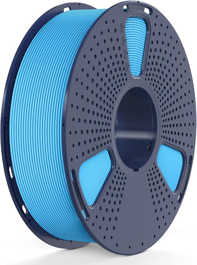SUNLU High Speed PETG 3D Filament 1.75mm, 30mm/s - 600mm/s Print Range, High Flow Speedy 3D Printer Filament, Fit Most FDM Printers, Dimensional Accuracy +/- 0.02mm, 1kg Spool, (Sky Blue)