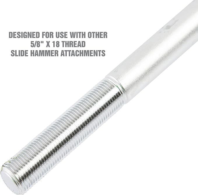 OEMTOOLS 37191 9 Way Slide Hammer Puller, Axle Puller Slide Hammer, Slide Hammer Hub Puller, Use with 5/8 Inch x 18 Thread Slide Hammer Attachments