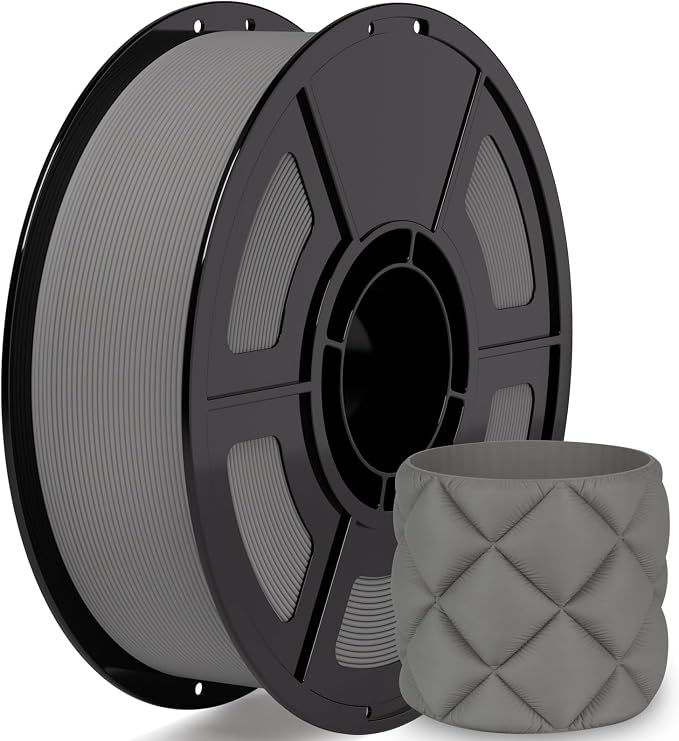 iSANMATE Matte PLA Filament 1.75mm Grey PLA 30-300mm/s 3D Printer Filament 1kg (2.2lbs) for Bambu Lab 3D Printers,AMS,AMSLite