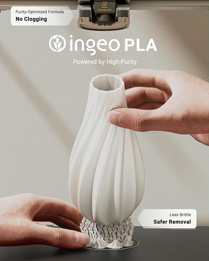 YOOPAI PLA+ Matte Filament 1.75mm, Made with USA Material, Soft Matte Finish, Reduced Layer Lines, 1KG (2.2lbs) 3D Printer Filament, Dimensional Accuracy +/- 0.02 mm, Desert Tan