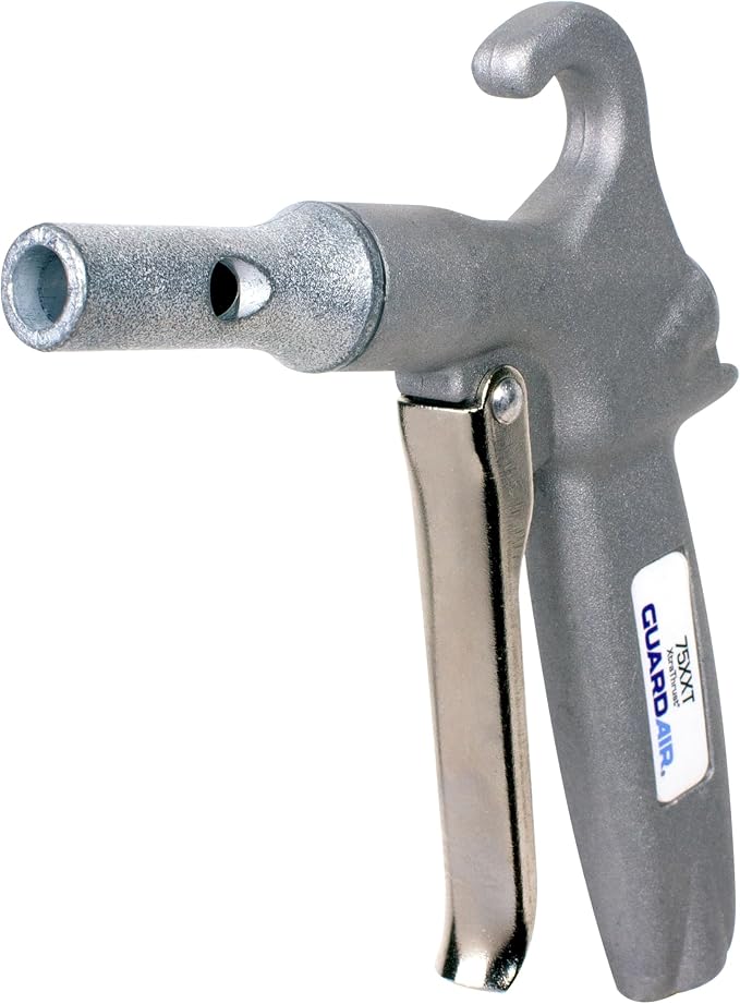 Guardair Xtra Thrust 75XXT Safety Air Blow Gun Venturi Alloy Nozzle with Aluminum Body
