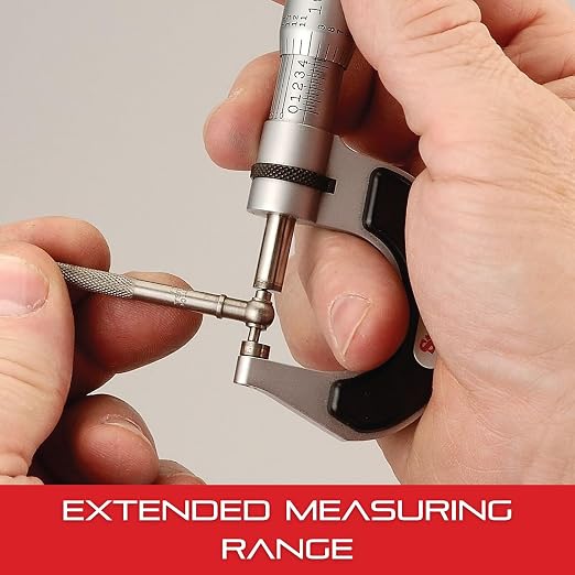 Starrett Telescoping Gage, Self-Centering with Two Arms - Ideal for Determining True Size of Holes, Slots and Recesses - 5/16" - 1/2" Range, 2-3/8" Handle Length - 579A