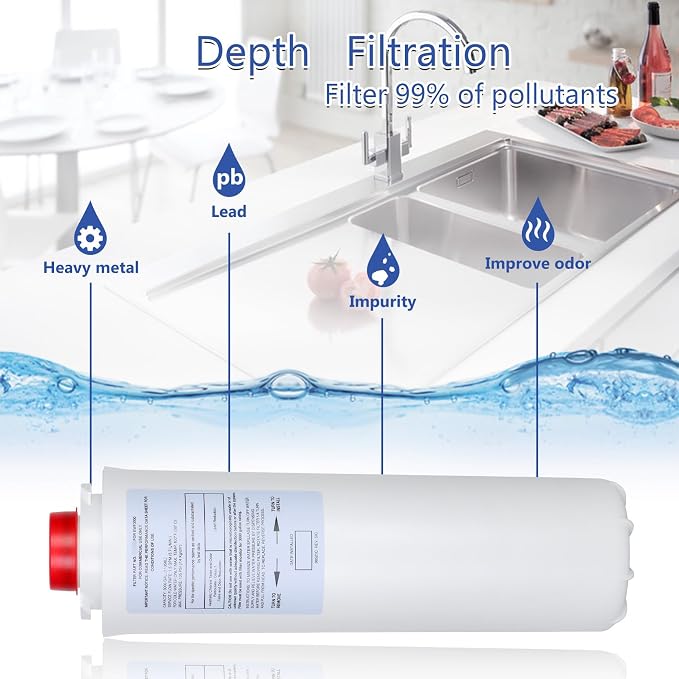 513,00-C (3 Packs-No Chip),Compatible with EzH2O Replacement Bottle Station High Capacity 3000 Gallon, EWF3000 for 513,00-C ERF750, 51299C, 55898C