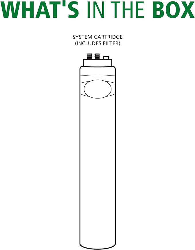 AO Smith Advanced Direct Connect Under Sink Replacement Filter for AO-MF-ADV System - Claryum Filtration Reduces Up To 99% of 78 Harmful Contaminants - AO-MF-ADV-R