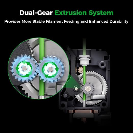 Creality Ender 3 V4 Extruder, Official Ender 3 V4 Extrusion Kit Direct Drive Extruder Dual Gear Smooth Feeding High Speed Printing Extruder for Ender 3 V4