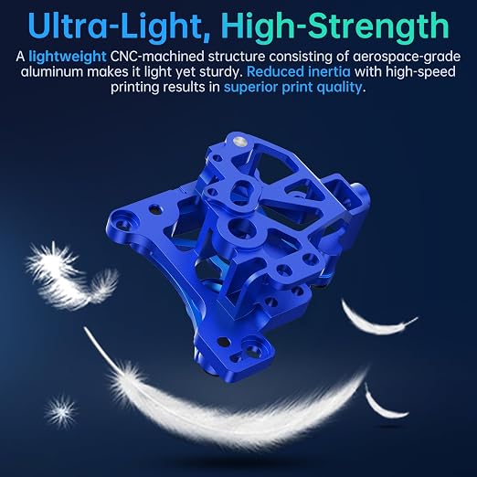 BIQU Panda Extruder CNC Extruder Shell for Bambu-Lab P1P/P1S/X1C/X1E Lightweight Original Factory Gears Panda Claw Al 6061 T6 Aluminum Alloy High Precision Shell