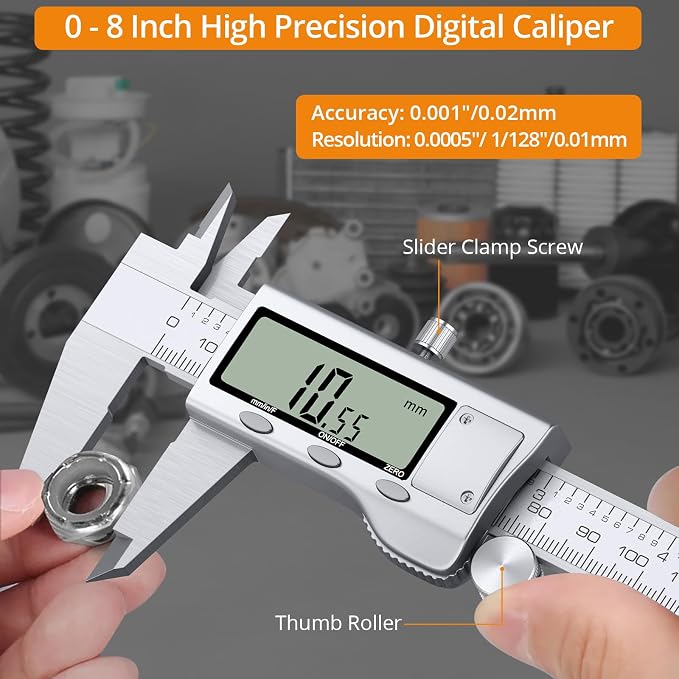 Neoteck Professional Engineering Kit: Non-Contact Voltage Tester Pen & Auto Ranging Digital Multimeter AC/DC Voltage, Current, Continuity, LED Flashlight, Buzzer Alarm