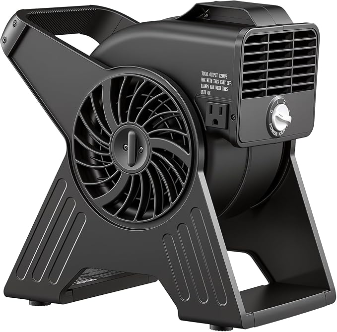 VEVOR Blower Fan, 13 in Portable Utility Floor Fan, 300 CFM, 3 Speeds, Multi-Angle Airflow, Lightweight Portable High Velocity Air Mover, for Drying, Dehumidifying, Carpets, Air Circulation, Cooling