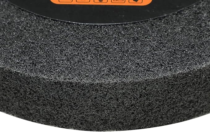 Deburring Wheels Nylon Fiber Buffing Wheel 6 inch 9P Hardness 5 pcs. Polishing Stainless Steel, etc. Silicon Carbide Abrasive. For Bench Grinder Polishing Machine. 1/2 inch Arbor, 180 Grit