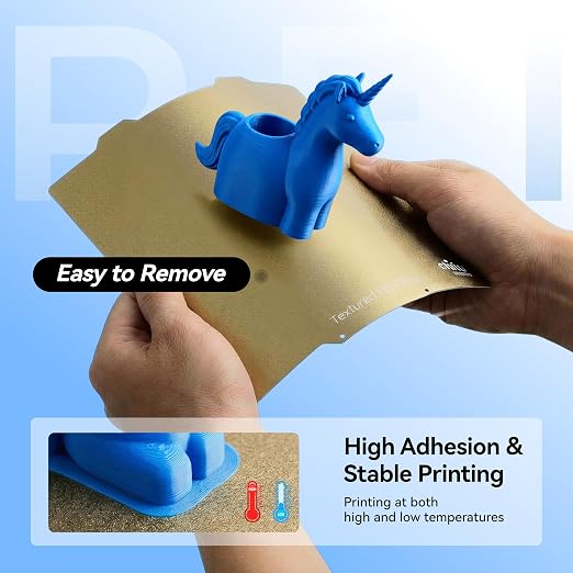 Chitu Systems 4 Pack Textured PEI Build Plates for Bambu Lab A1 Mini, Magnetic Spring Steel Sheets with Hook for PlateCycler C1M, 184x184mm High Adhesion Replacement