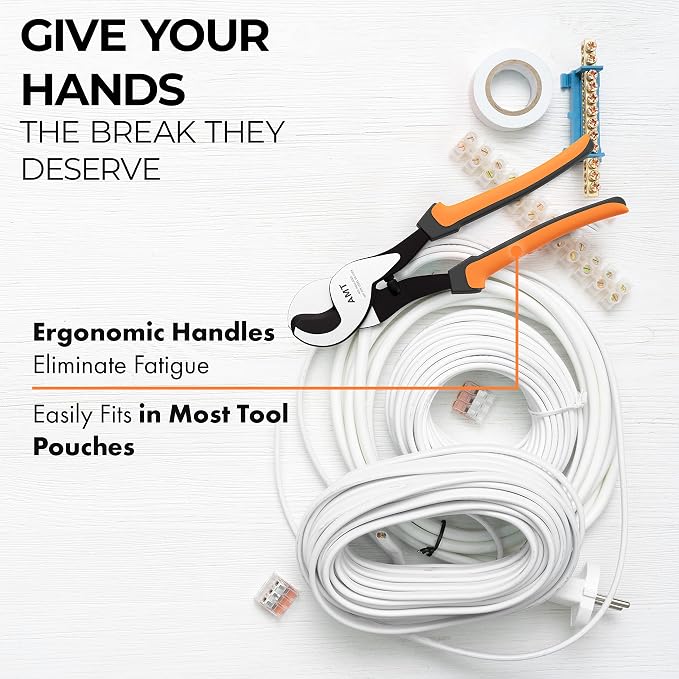 AMERICAN MUTT TOOLS Copper Wire Cable Cutter and Steel Wire Rope Cutter