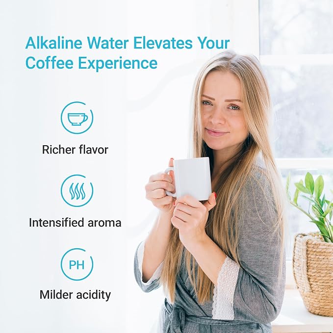AQUA CREST PF-AL Alkaline Water Filter Replacement for Waterdrop® Pitcher and Dispenser Filtration System, Fits Waterdrop® PF-AL, Reduces PFOA/PFOS, Chlorine, Last Up to 100 Gallons, 3 Pack