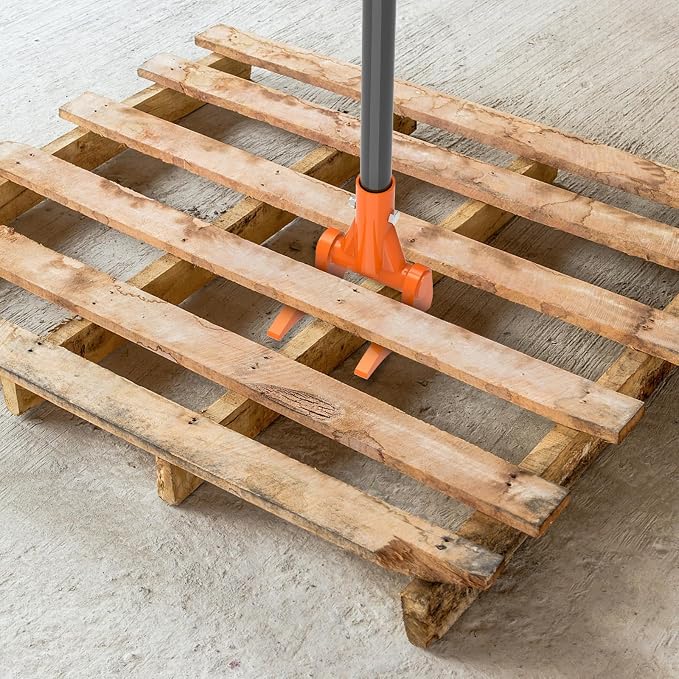 Insaga Pallet Buster Tool - Fully Welded Deck Board Removal Tool for Demolition, Heavy Duty Deck Wrecker Pry Bar, Wooden Pallet Dismantling Tool (Head Only, No Handle)