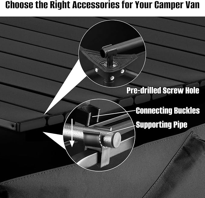 Metal Tabletop Board for Wagons Cart,Foldable Table 29"×18" | Heavy Duty for Wagon, Alloy Board with Load Capacity 68LBS, Camping Essential and Gear for Outdoor Party (Black)