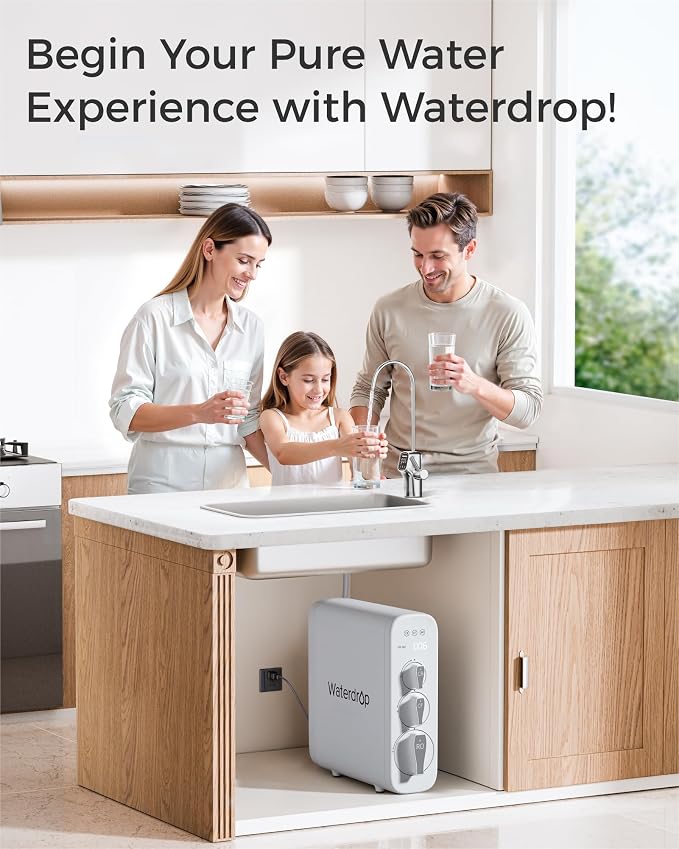 Waterdrop G3-2CF Filter, Replacement for Waterdrop G3-W & G3P600 & G3P800 Reverse Osmosis System, Pack of 2 G3-N1CF, 6-month Lifetime
