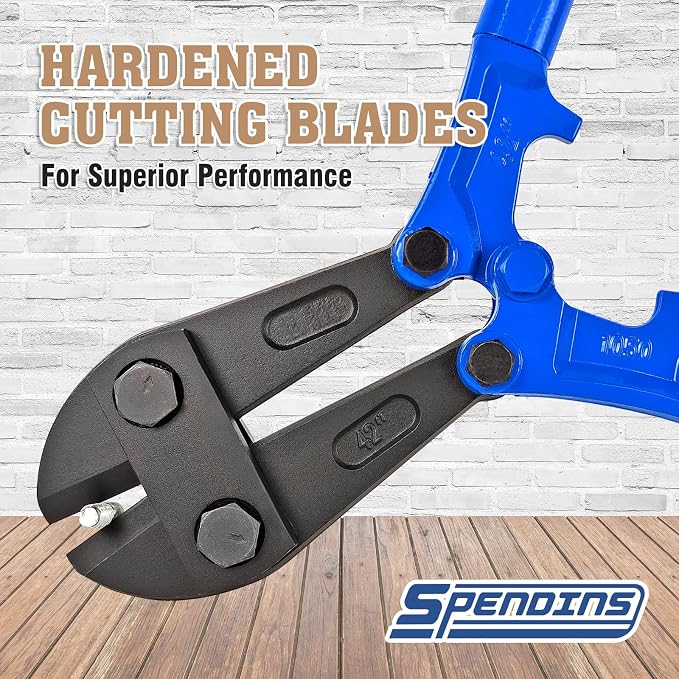 42 IN Bolt Cutter with Drop Forged CRV Alloy Steel Blades,with Ergonomic Handle,Heavy Duty Metal Cutter for Rebars, Chains, Locks, Wires, Bolts, Fence.