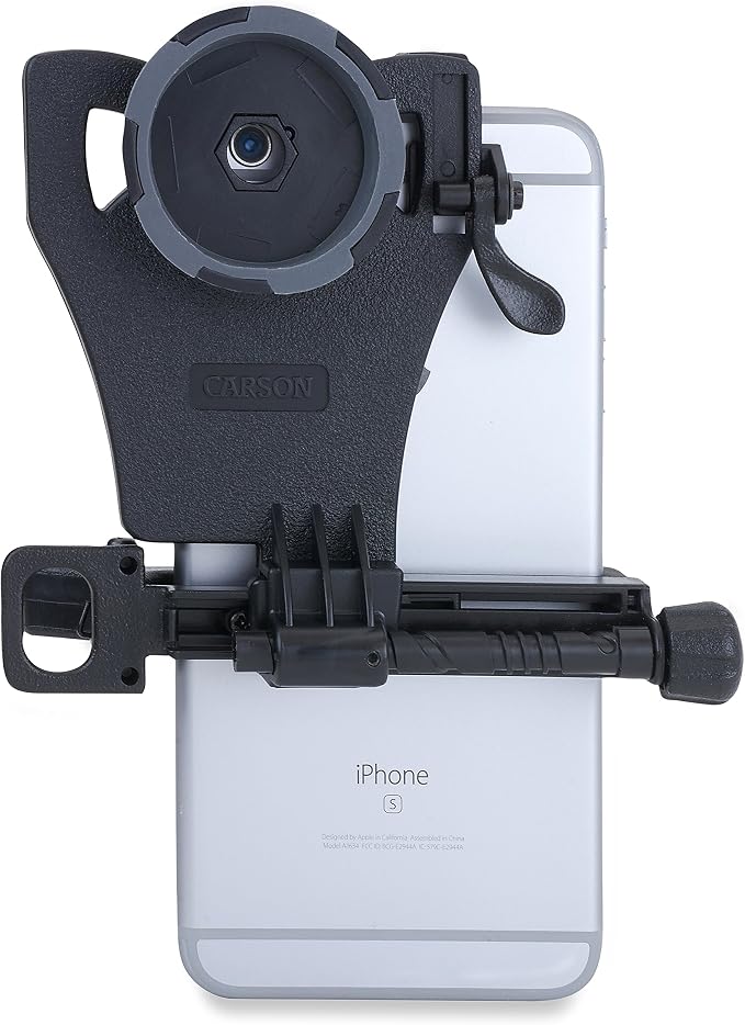 Carson HookUpz Universal Smartphone Digiscoping Adapter for Most Full Sized Binoculars (IB-700) XX-Large