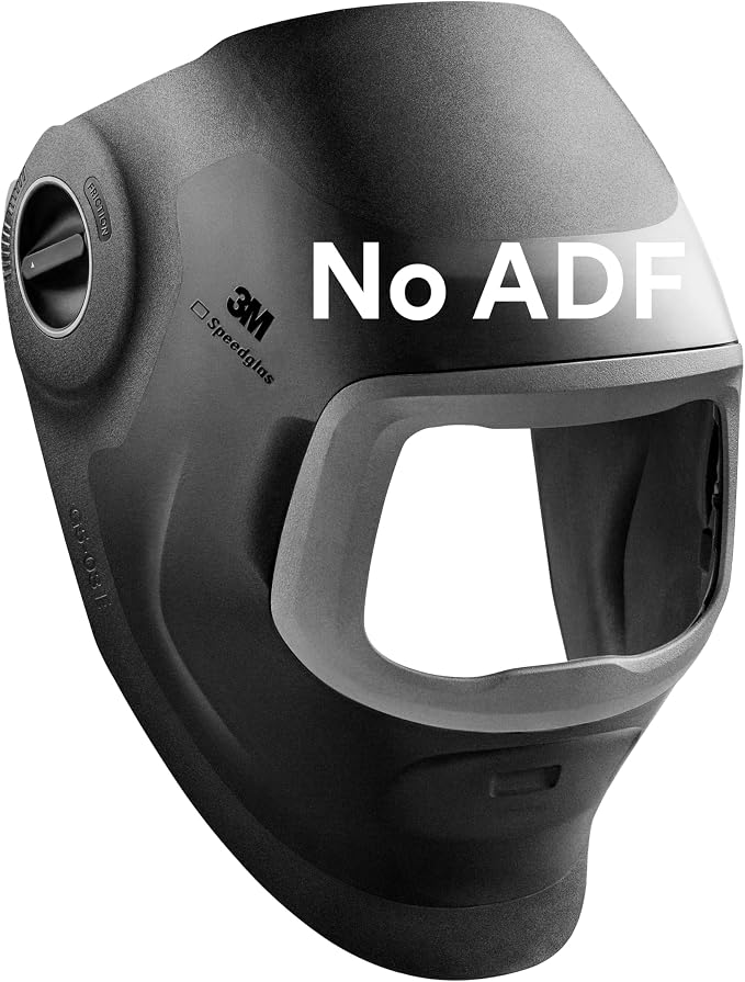 3M Speedglas G5-03 E Welding Helmet 09-0100-00, No ADF, Adjustable Head Suspension, Slim, Low Weight, Compatible with The 3M Speedglas Auto Darkening Welding Filters G5NC, G5VC, and G5TW