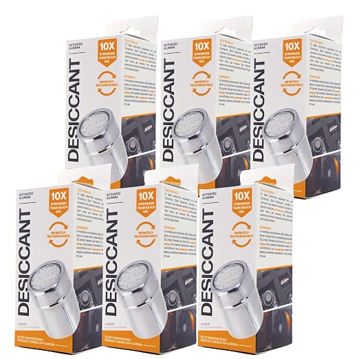 Filament Drying Desiccant (12 Pack) by Slice Engineering | 10X More Powerful Than Silica Gel | Infinitely Rechargeable | Prevent Wet Filament | Fits Perfectly Inside Spools | Made in The USA