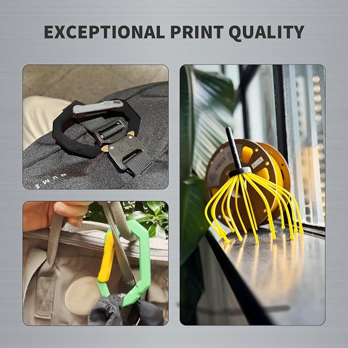 OVERTURE Super PLA+ Filament 1.75mm, Toughness Enhanced PLA Plus, Professional Toughness 3D Printer Filament 1kg (2.2lbs), High Precision +/- 0.02mm (Black)
