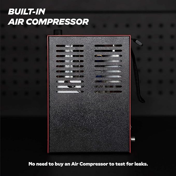 AutoLine Pro Automotive EVAP Smoke Machine Model 01 Built-in Air Compressor for EVAP, Vacuum, and More Leak Testing Diagnostic Vacuum Leak Detection Tester