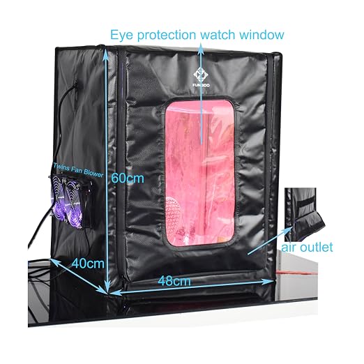 DIY Enclosure with Cooling Fan for DIY Shoe Icing Box Make Yellow/Oxidized Soles White Again or Making DIY 3D Printer Curing Enclosure Curing Station (Without Lamp)