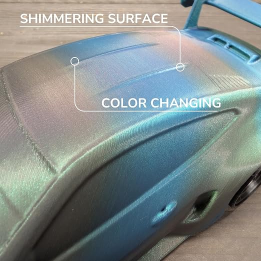 Polymaker Panchroma PLA Filament 1kg, Gradient 3D Printing Filament 1.75mm | Starlight Blue-Green, Neatly Wound PLA for Easy Print & Smooth Feeding. Compatible with Bambu Lab & Most 3D Printers