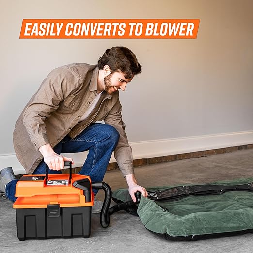 Armor All 2.5-Gallon 20V Cordless Wet Dry Vacuum with 2.0Ah Battery– DVTB202 0902