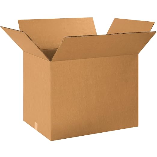 Box USA Shipping Boxes 24"L x 18"W X 18"H 10-Pack Double Walled Corrugated Boxes for Moving, Shipping, Mailing, Packing, Packaging and Storage