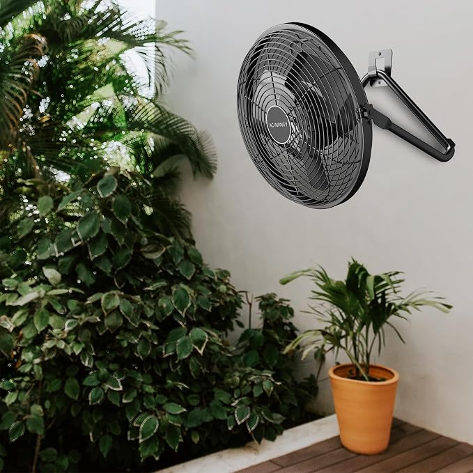 AC Infinity CLOUDLIFT S14, Industrial Wall Fan 14” with Wireless 10-Speed Controller, EC-Motor High-Velocity Shop Fan Floor Stand or Wall Mount, for Hydroponics, Greenhouses, Workshop Circulation