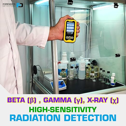 Geiger Counter + Radiation Test Card | Upgraded 20-Year Sensor Life | Radiation Detector | Beta, Gamma, & X-Rays | 10ft Drop Test Pass | Version 2.0 |