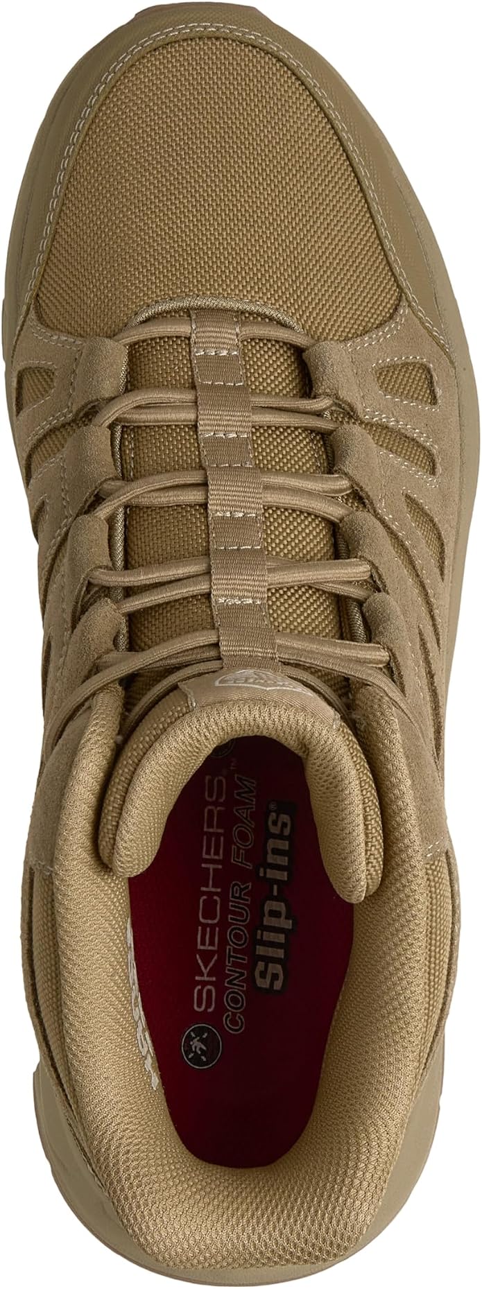 Skechers mens D'lux Walker Sr Hands Free Slip Ins Tactical Boot