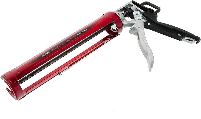 Tajima CNV100SP Convoy Super 12" Caulk Gun, Black/Red
