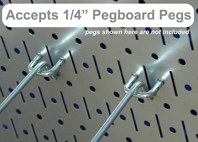 Wall Control 30-P-3232OR Orange Metal Pegboard Pack